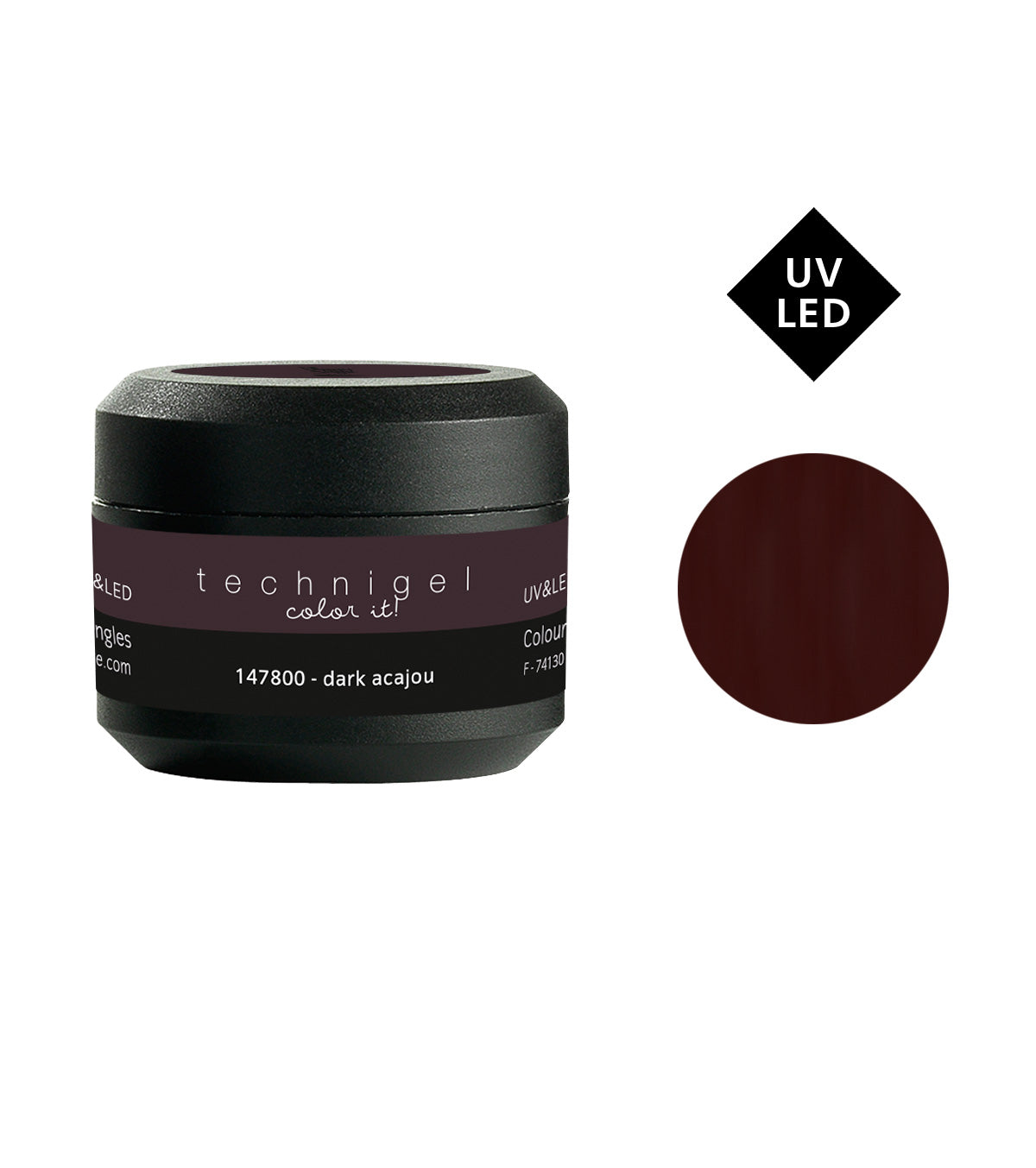 PEGGY SAGE GEL UV COLORATO PER UNGHIE DARK ACAJOU 5G - Tre Pi Profumerie