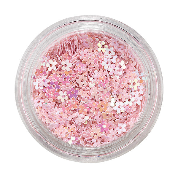 PEGGY SAGE PAILLETTE PER UNGHIE PINK HOLO FLOWERS - Tre Pi Profumerie