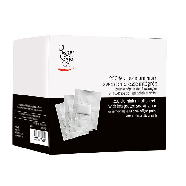 PEGGY SAGE 250 FOGLI DI ALLUMINIO CON COMPRESSA INTEGRATA - Tre Pi Profumerie