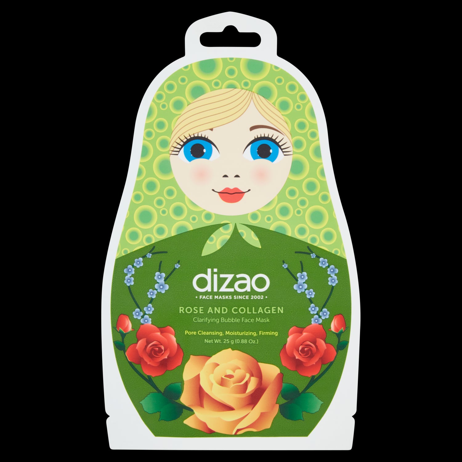 DIZAO MASCHERA VISO BUBBLE ROSA E COLLAGENE - Tre Pi Profumerie