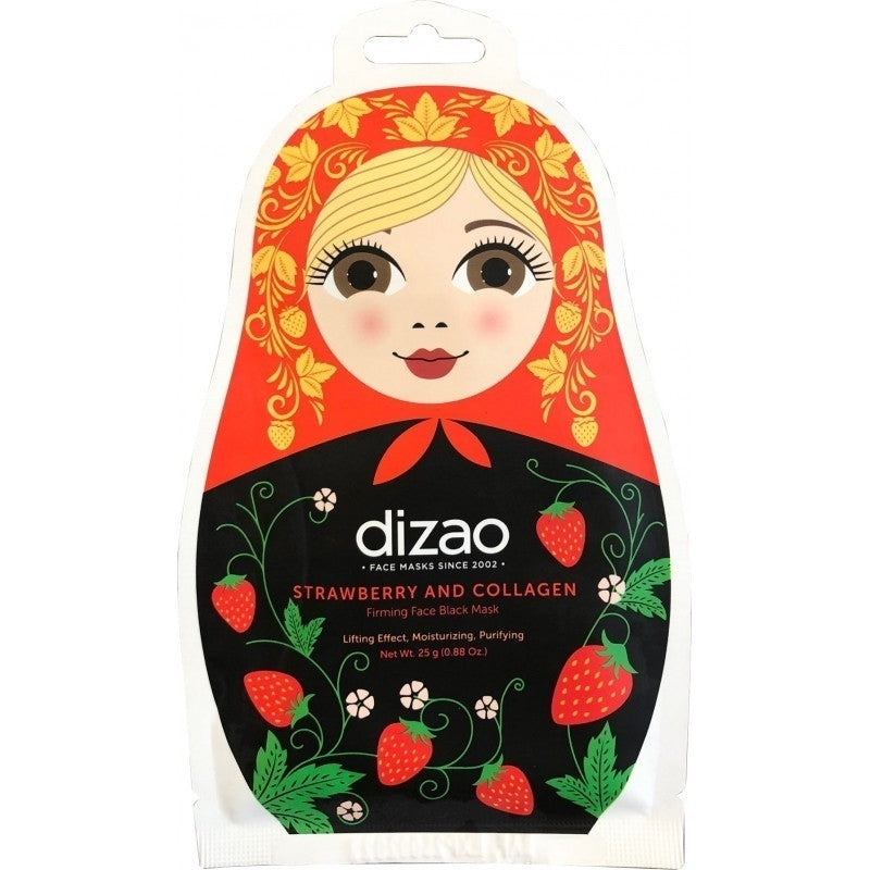 DIZAO MASCHERA VISO NERA RASSODANTE FRAGOLE - Tre Pi Profumerie