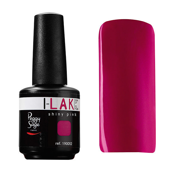 PEGGY SAGE SOAK OFF GEL POLISH I-LAK SHINY PINK - 15ML - Tre Pi Profumerie