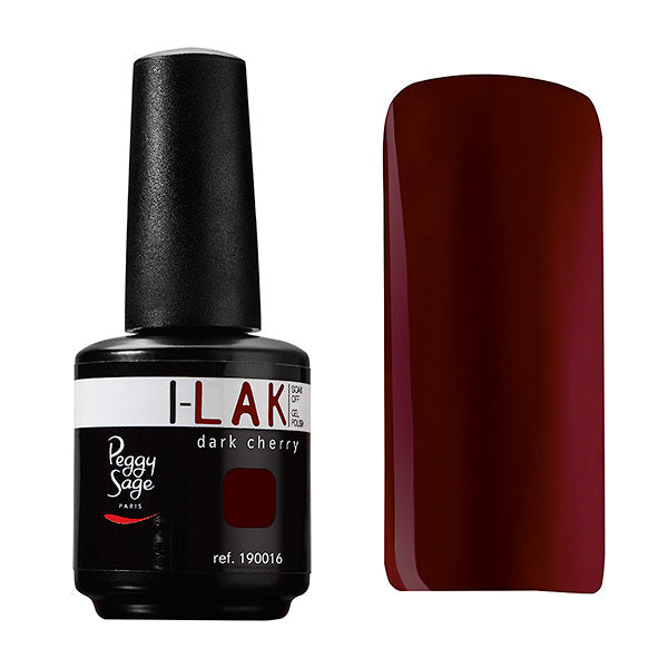 PEGGY SAGE SOAK OFF GEL POLISH I-LAK DARK CHERRY - 15ML - Tre Pi Profumerie
