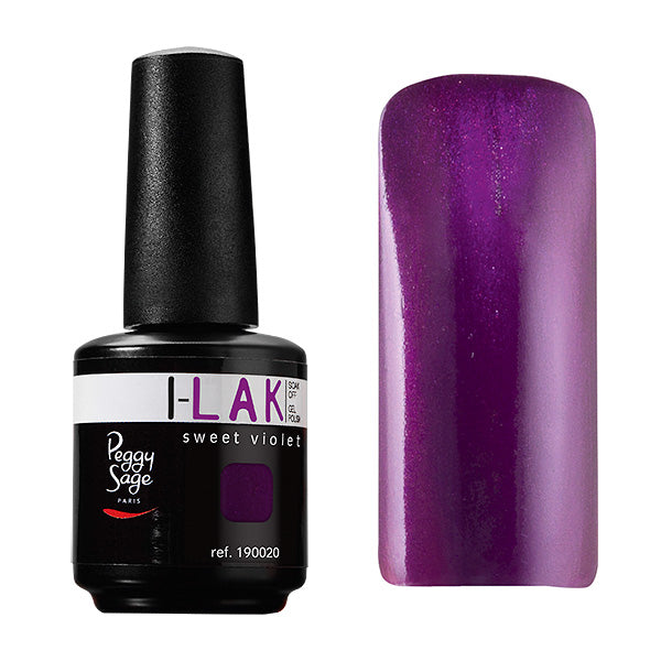 PEGGY SAGE SOAK OFF GEL POLISH I-LAK SWEET VIOLET - 15ML - Tre Pi Profumerie