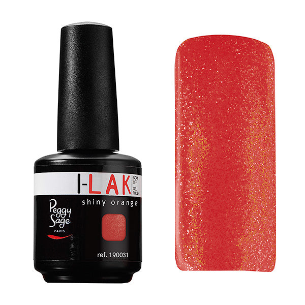 PEGGY SAGE SOAK OFF GEL POLISH I-LAK - SHINY ORANGE - 15ML - Tre Pi Profumerie