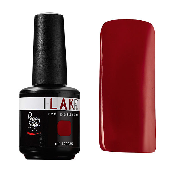 PEGGY SAGE SOAK OFF GEL POLISH I-LAK - RED PASSION - 15ML - Tre Pi Profumerie