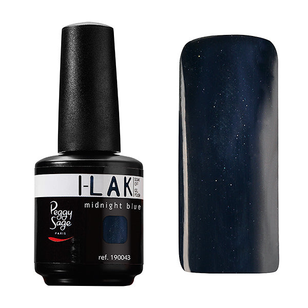 PEGGY SAGE SOAK OFF GEL POLISH I-LAK - MIDNIGHT BLUE - 15ML - Tre Pi Profumerie