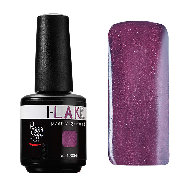 PEGGY SAGE SOAK OFF GEL POLISH I-LAK - PEARLY GRENAT - 15ML - Tre Pi Profumerie