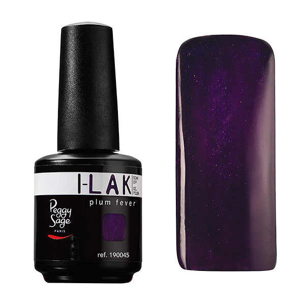 PEGGY SAGE SOAK OFF GEL POLISH I-LAK - PLUM FEVER - 15ML - Tre Pi Profumerie