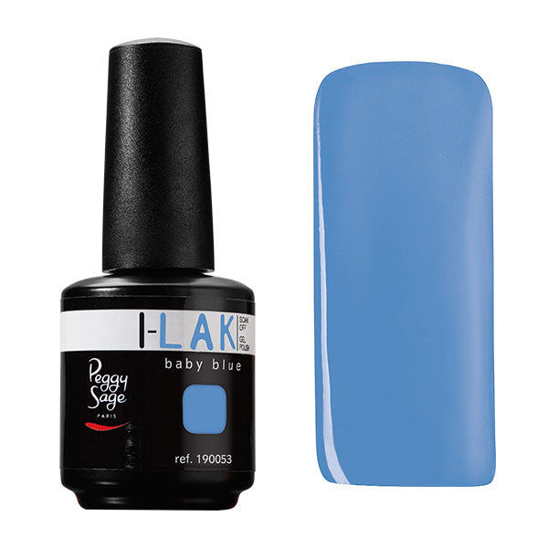 PEGGY SAGE SOAK OFF GEL POLISH I-LAK - BABY BLUE - 15ML - Tre Pi Profumerie