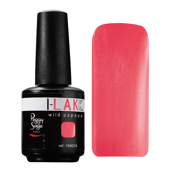 PEGGY SAGE SOAK OFF GEL POLISH I-LAK - WILD PAPAYA - 15ML - Tre Pi Profumerie