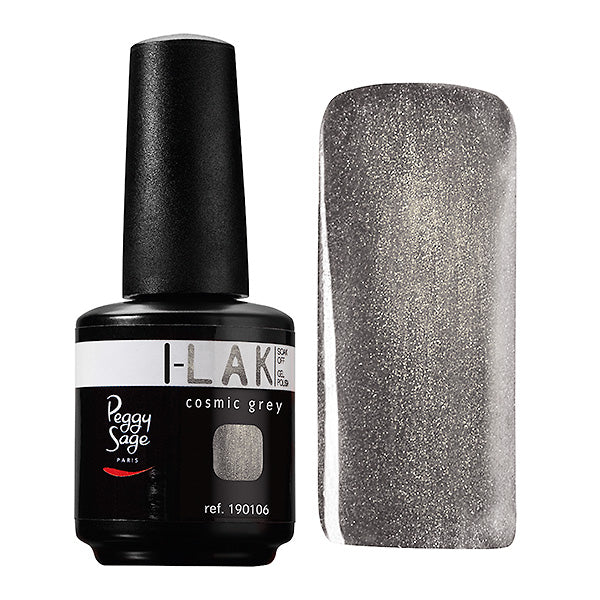 PEGGY SAGE SOAK OFF GEL POLISH I-LAK - COSMIC GREY -15ML - Tre Pi Profumerie