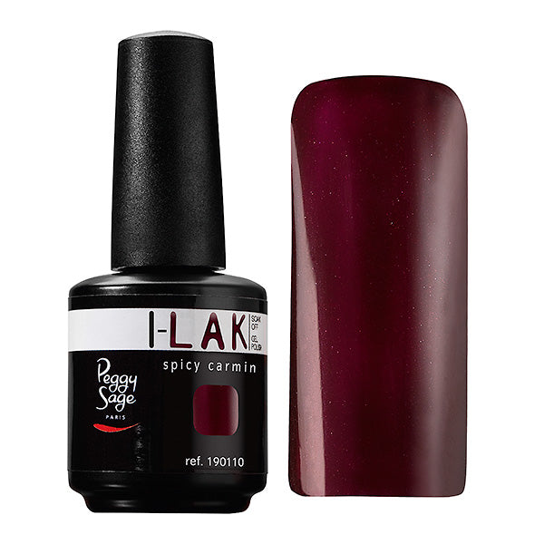 PEGGY SAGE SOAK OFF GEL POLISH I-LAK - SPICY CARMIN -15ML - Tre Pi Profumerie