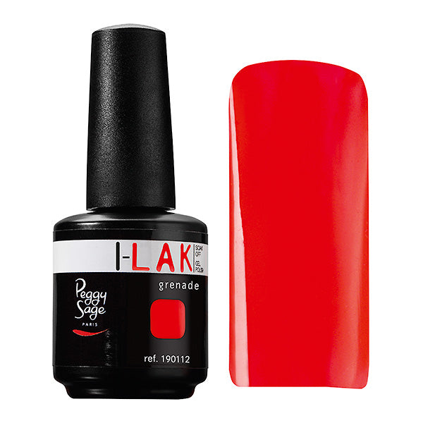 PEGGY SAGE SOAK OFF GEL POLISH I-LAK - GRENADE -15ML - Tre Pi Profumerie