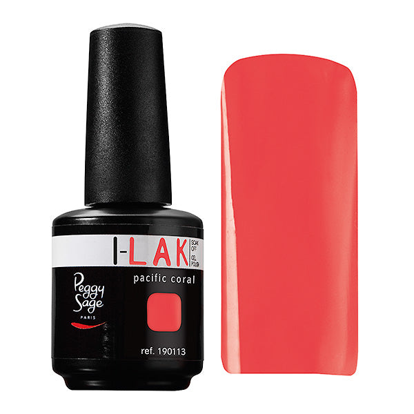 PEGGY SAGE SOAK OFF GEL POLISH I-LAK - PACIFIC CORAL -15ML - Tre Pi Profumerie