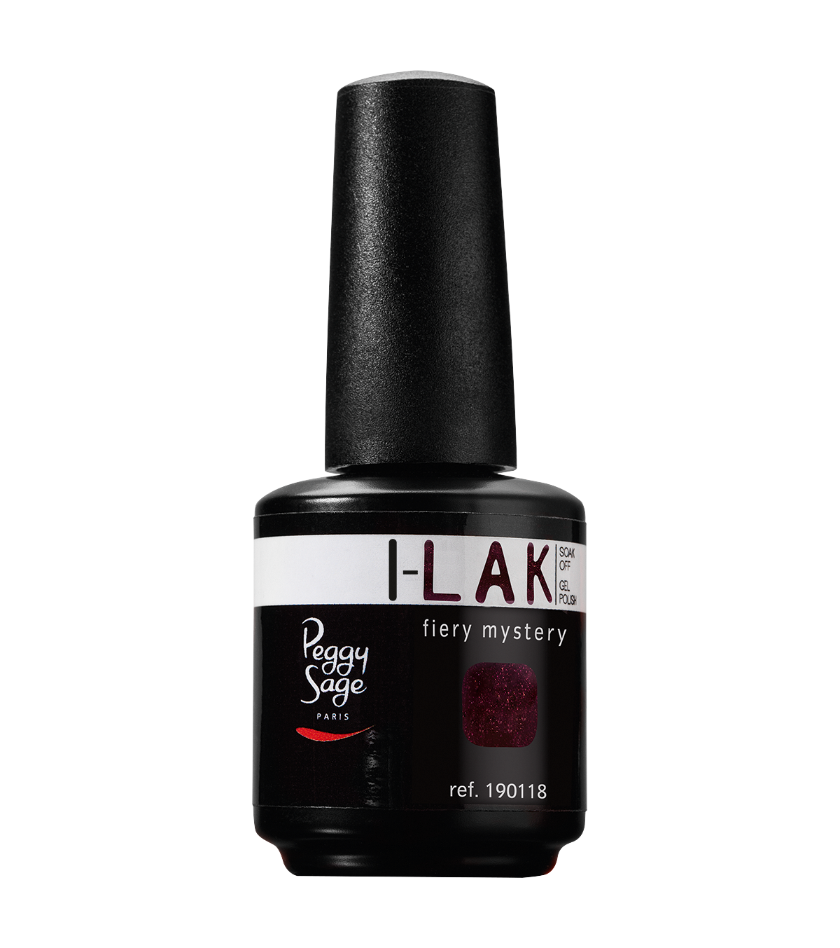 PEGGY SAGE SOAK OFF GEL POLISH I-LAK - FIERY MYSTERY -15ML - Tre Pi Profumerie
