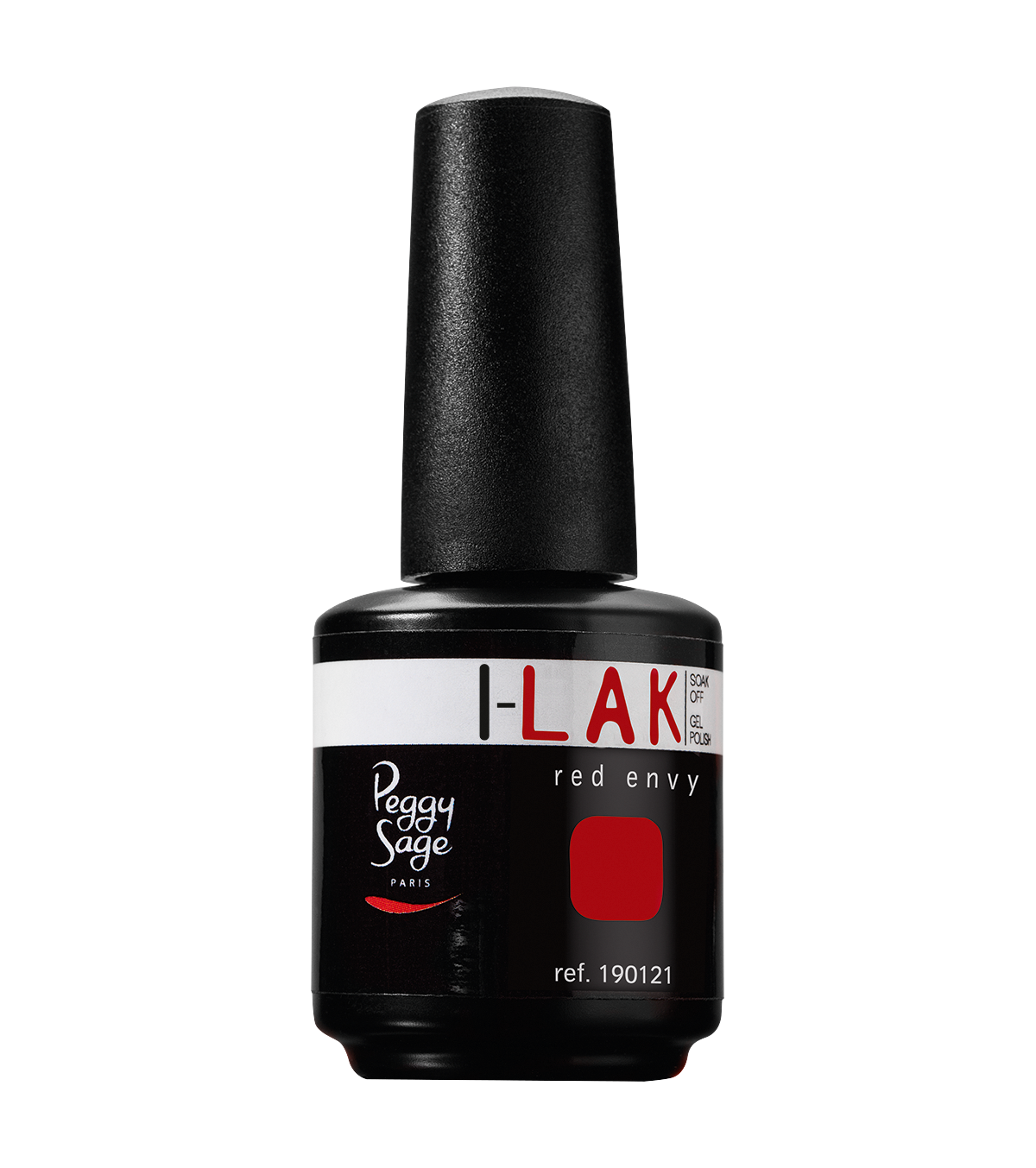 PEGGY SAGE SOAK OFF GEL POLISH I-LAK - RED ENVY -15ML - Tre Pi Profumerie