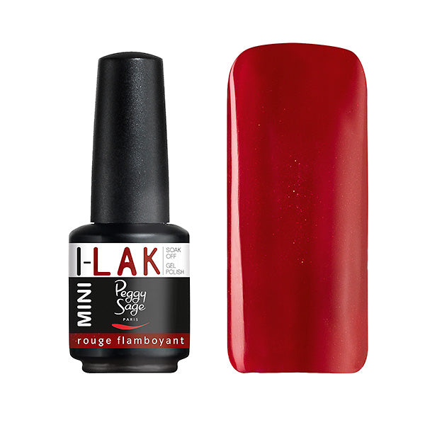 PEGGY SAGE I-LAK SOAK OFF GEL POLISH ROUGE FLAMBOYANT - 9ML - Tre Pi Profumerie