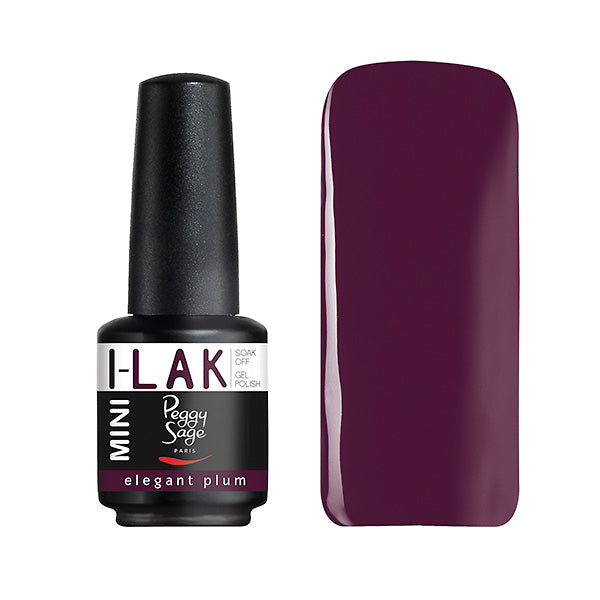 PEGGY SAGE I-LAK SOAK OFF GEL POLISH ELEGANT PLUM - 9ML - Tre Pi Profumerie
