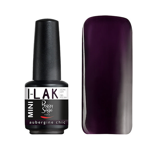 PEGGY SAGE I-LAK SOAK OFF GEL POLISH AUBERGINE CHIC - 9ML - Tre Pi Profumerie