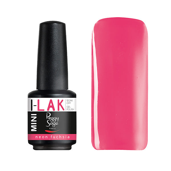 PEGGY SAGE I-LAK SOAK OFF GEL POLISH NEON FUSHIA - 9ML - Tre Pi Profumerie