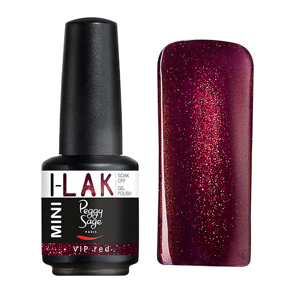 PEGGY SAGE I-LAK SOAK OFF GEL POLISH VIP RED - 9ML - Tre Pi Profumerie