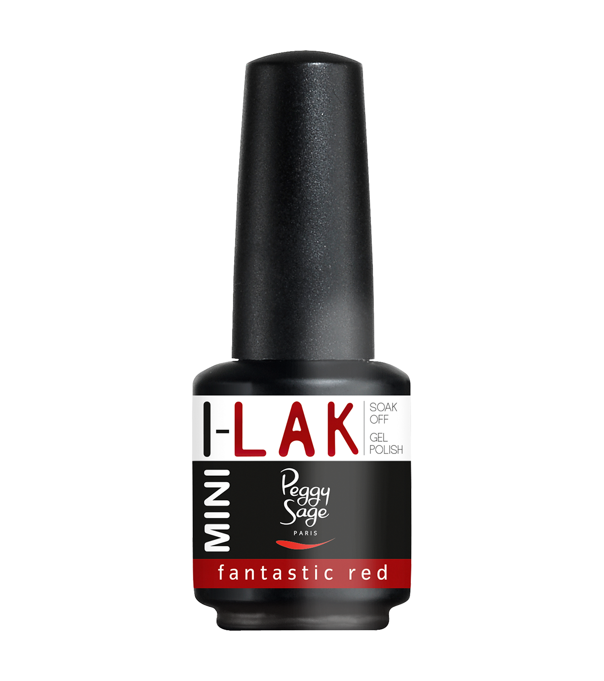 PEGGY SAGE I-LAK SOAK OFF GEL POLISH FANTASTIC RED - 9ML - Tre Pi Profumerie