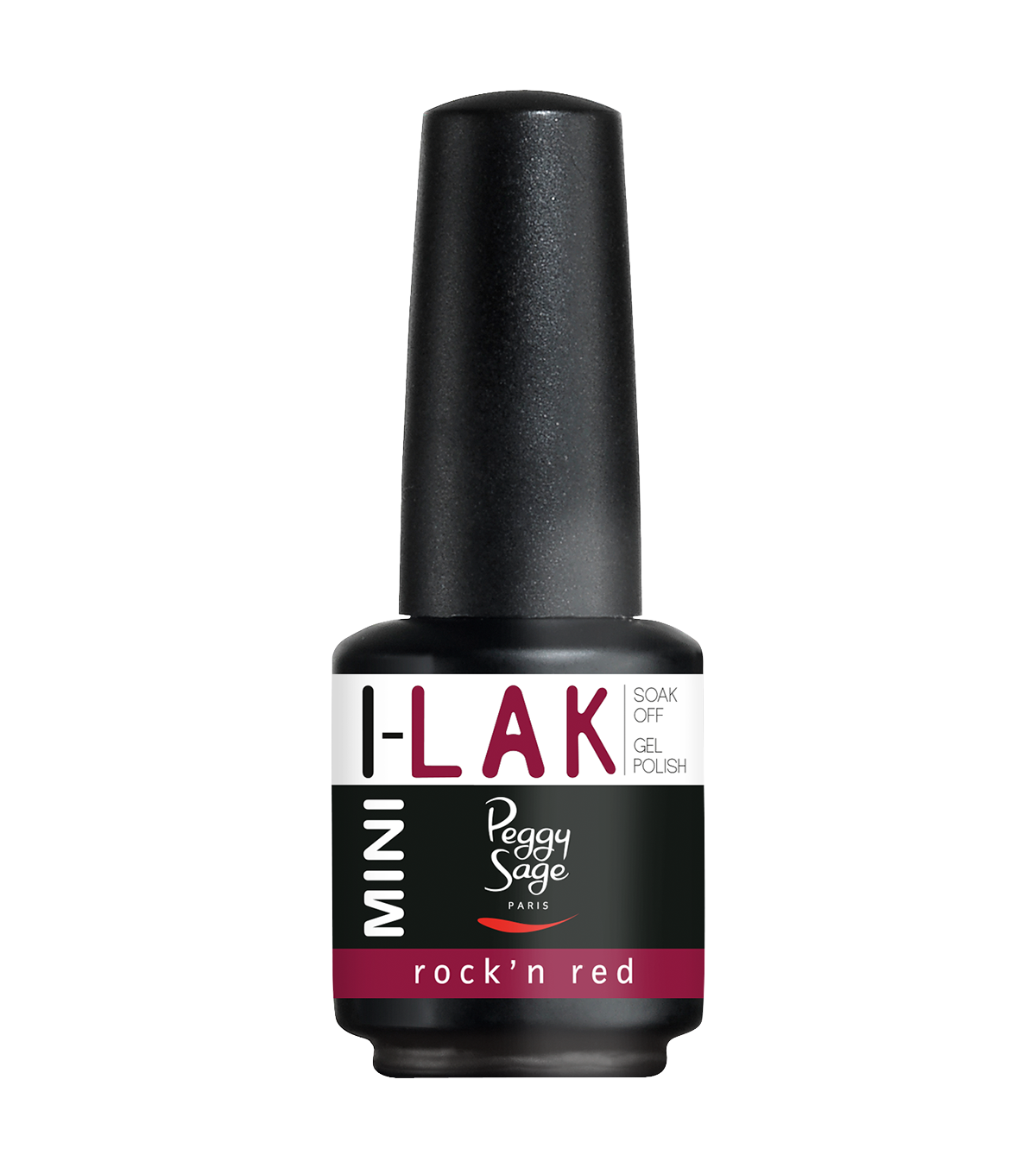 PEGGY SAGE I-LAK SOAK OFF GEL POLISH ROCK’N’ RED - 9ML - Tre Pi Profumerie