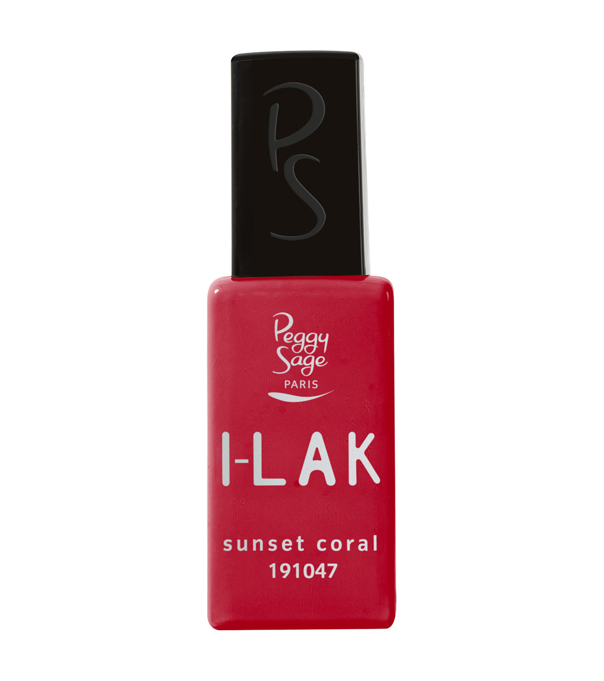 PEGGY SAGE I-LAK SOAK OFF GEL POLISH SUNSET CORAL - 11ML - Tre Pi Profumerie