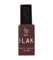 PEGGY SAGE I-LAK SOAK OFF GEL POLISH SATIN CASSIS - 11ML - Tre Pi Profumerie
