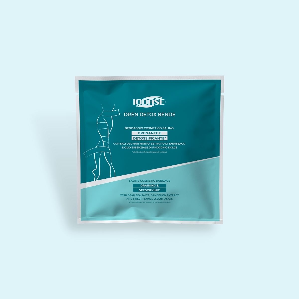 Iodase Cosmetics Bendaggi drenanti e detossificanti gambe