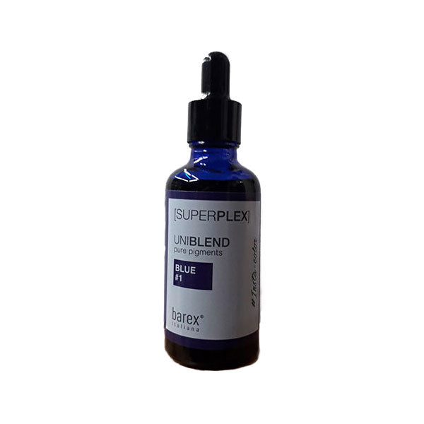 BAREX SUPERPLEX UNIBLEND PURE PIGMENTS BLUE 1 50 ML - Tre Pi Profumerie