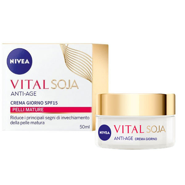 NIVEA VITAL SOJA ANTI-ETA GIORNO 50 ML - Tre Pi Profumerie