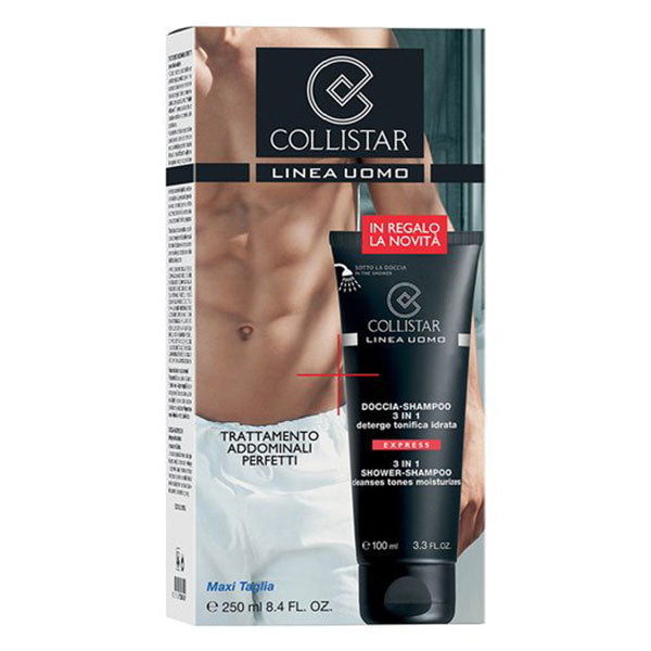 COLLISTAR UOMO TRATTAMENTO ADDOMINALI PERFETTI 250 + DOCCIA 100 - Tre Pi Profumerie