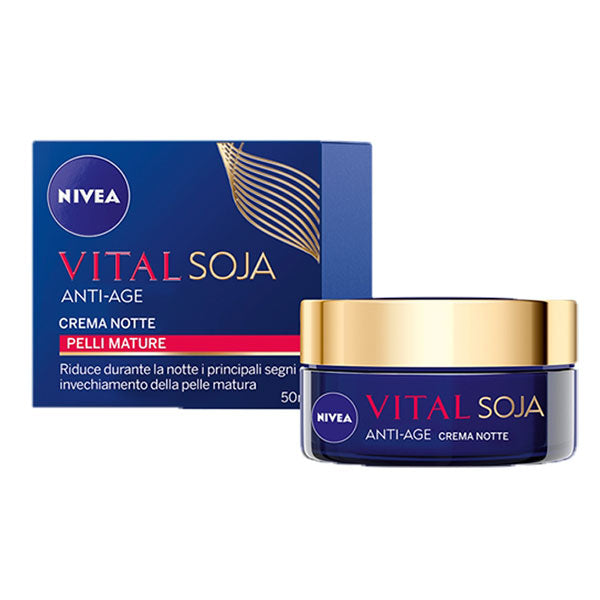 NIVEA VITAL SOJA ANTI-ETA NOTTE 50 ML - Tre Pi Profumerie