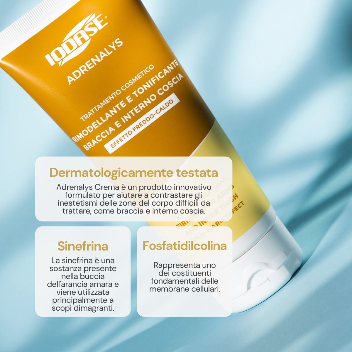 Iodase Cosmetics Crema rassodante braccia ed interno coscia