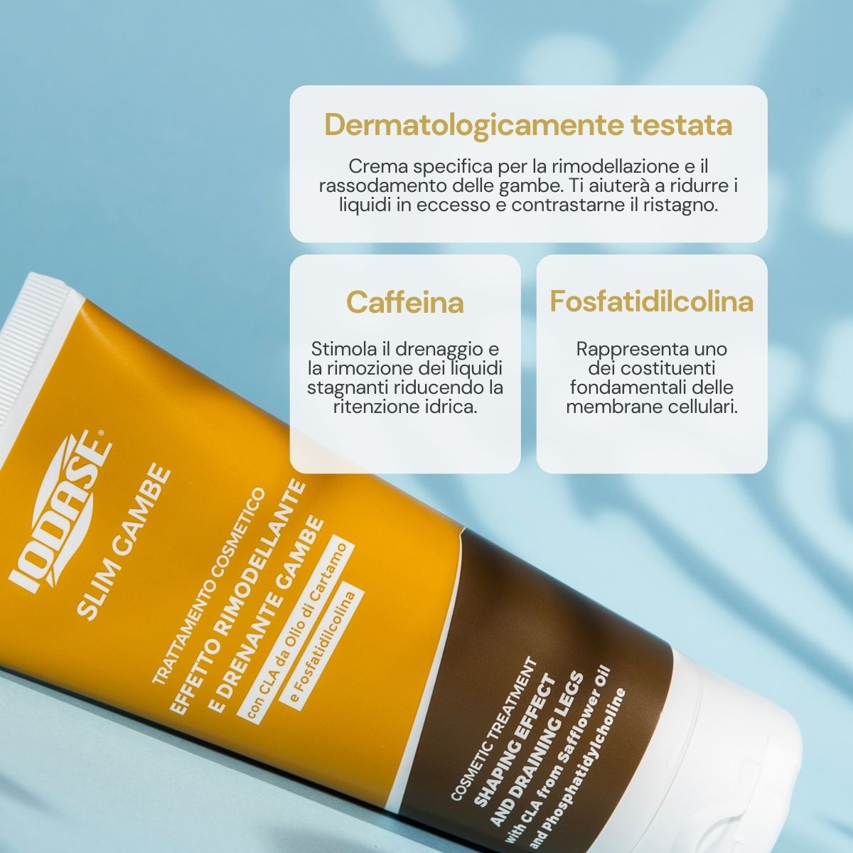 Iodase Cosmetics Crema snellente e drenante gambe