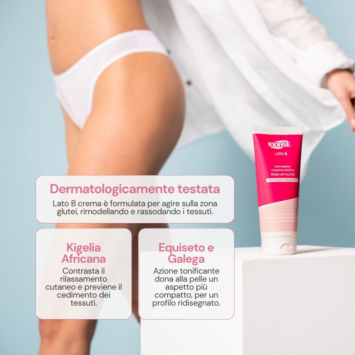 Iodase Cosmetics Crema tonificante e rimodellante Glutei