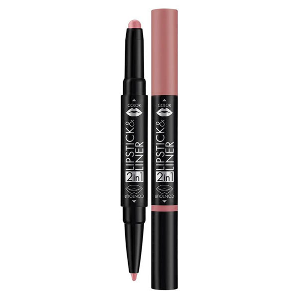 DEBORAH 2 IN 1 LIPSTICK& LINER 01 - Tre Pi Profumerie