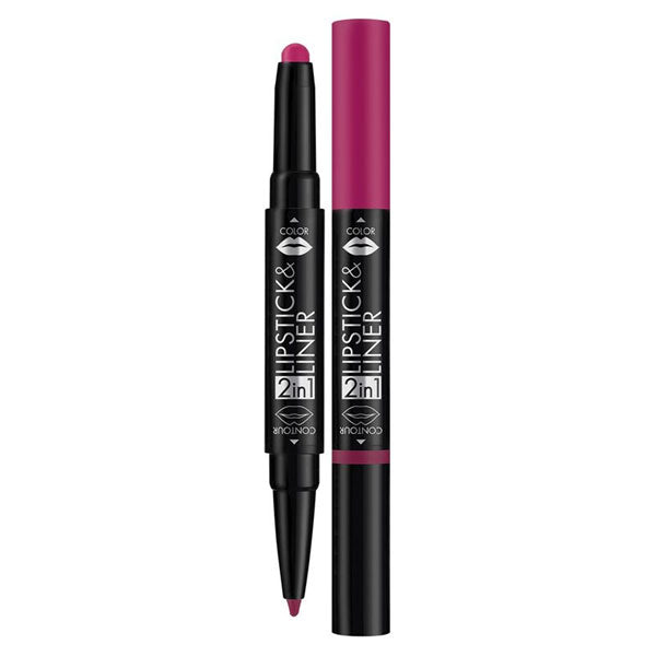 DEBORAH 2 IN 1 LIPSTICK& LINER 07 - Tre Pi Profumerie