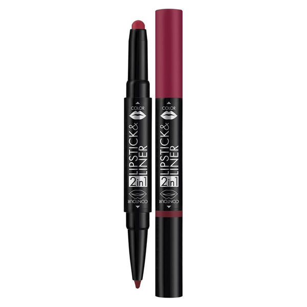 DEBORAH 2 IN 1 LIPSTICK& LINER 08 - Tre Pi Profumerie