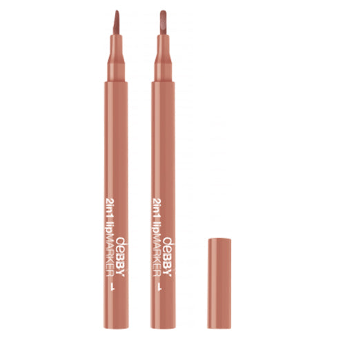 DEBBY LIP MARKER 2 IN 1NUDE 01 - Tre Pi Profumerie