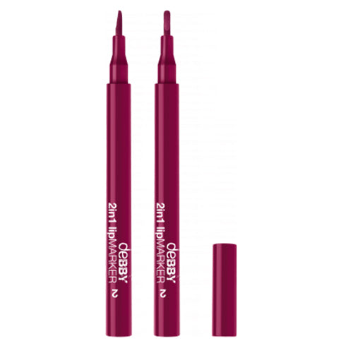 DEBBY LIP MARKER 2 IN 1PURPLE 02 - Tre Pi Profumerie