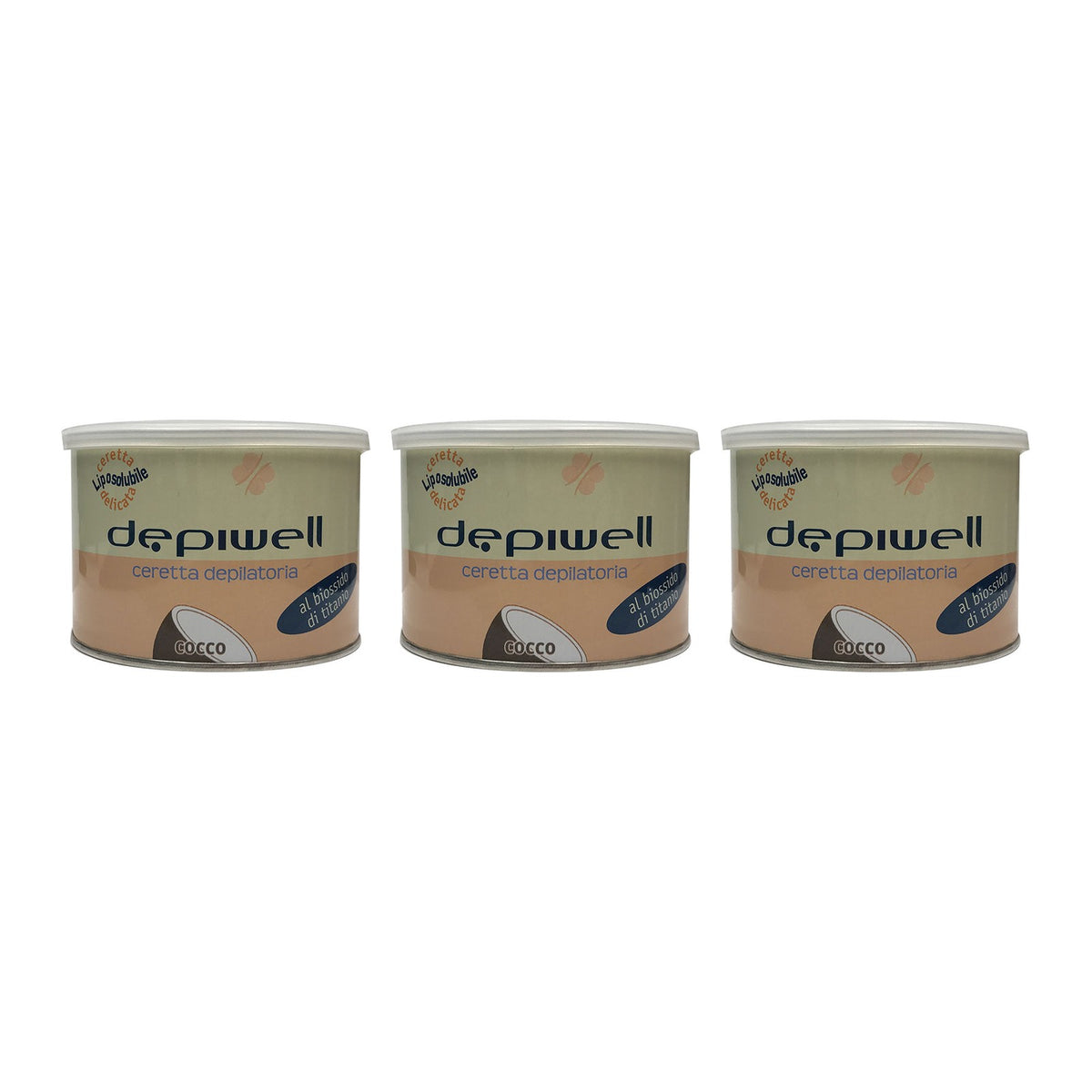 DEPIWELL CERETTA BIOSSIDO DI TITANIO COCCO LIPOSOLU - CONF. 3 PZ