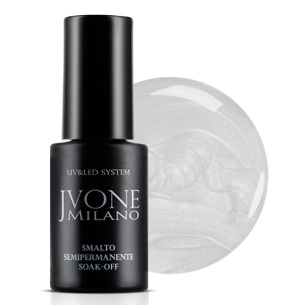 JVONE MILANO SOAK OFF SEMIPERMANENTE BIANCO PAILLETTE 3019 - Tre Pi Profumerie