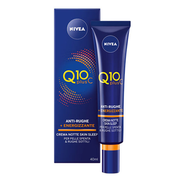 NIVEA Q10 PLUS 10 ANTI-RUGHE + ENERGIZZANTE CREMA NOTTE 40 ML - Tre Pi Profumerie