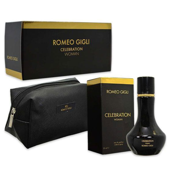 ROMEO GIGLI CELEBRATION WOMAN COFANETTO EDP 30 ML + POCHETTE - Tre Pi Profumerie