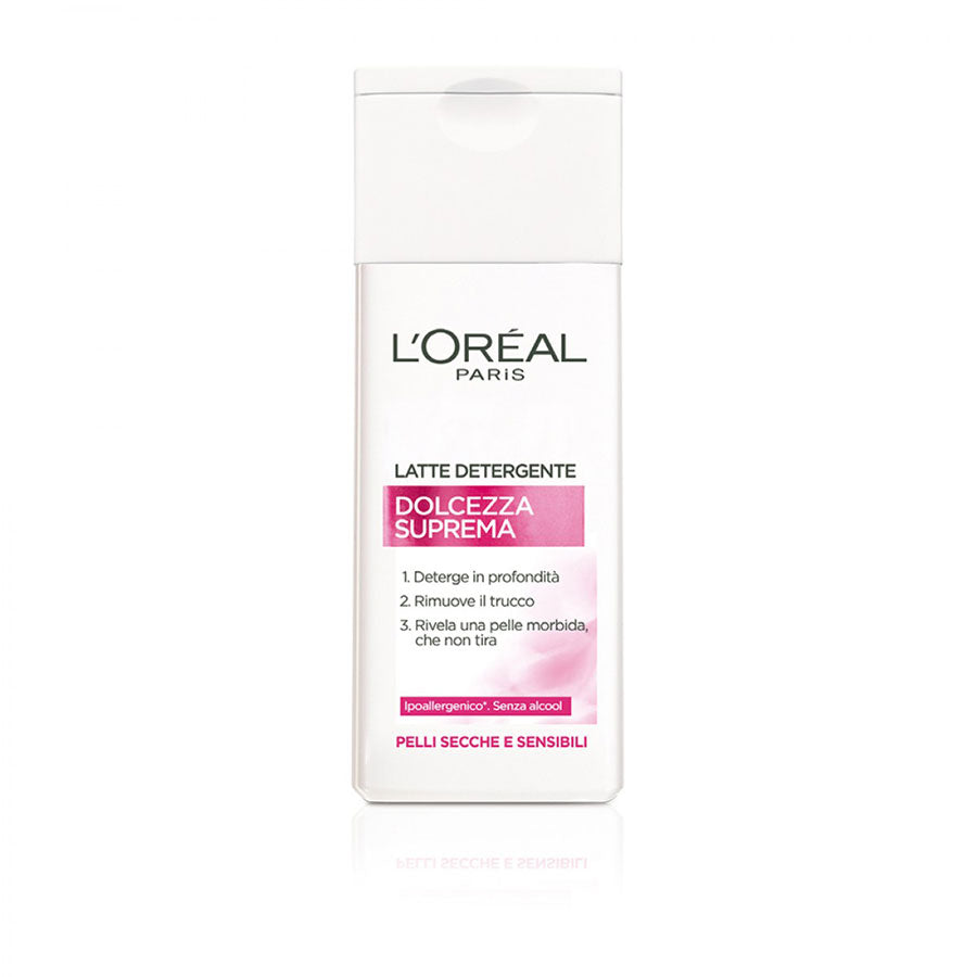 L'OREAL TRIPLA ATTIVA LATTE PELLI SECCHE E SENSIBILI 200 ML - Tre Pi Profumerie