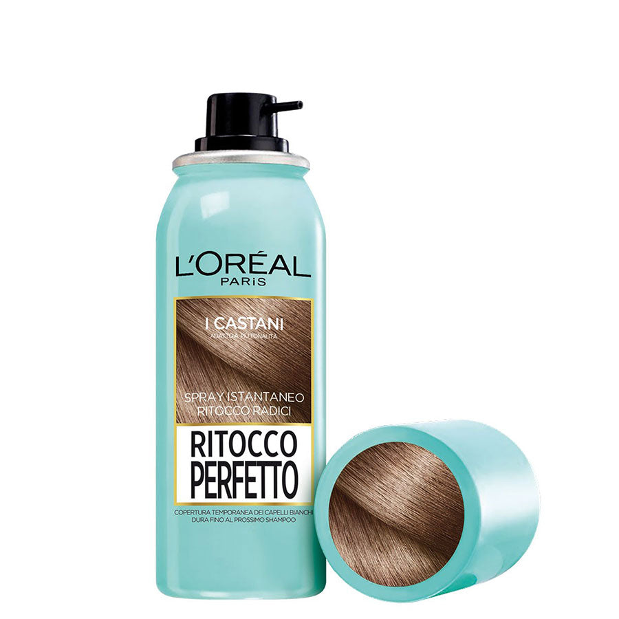 L'OREAL PARIS RITOCCO PERFETTO SPRAY ISTANTANEO CASTANO 3 - Tre Pi Profumerie