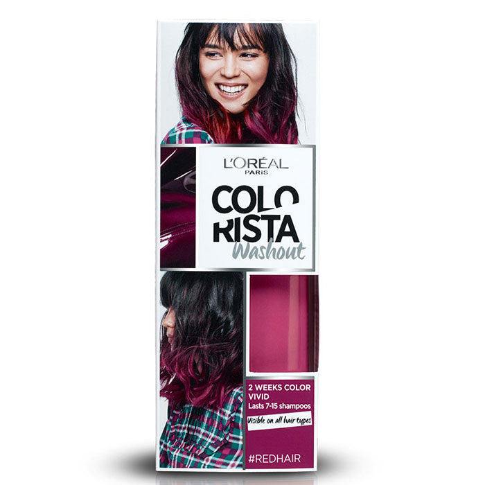 L'OREAL HAIR COLORIST COLORISTA WASHOUT 12 RED HAIR 80 ML - Tre Pi Profumerie